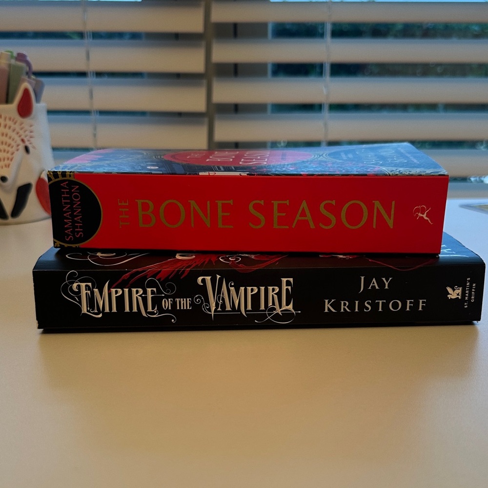 Paperback Fantasy Pair: "The Bone Season" and "Empire of the Vampire"